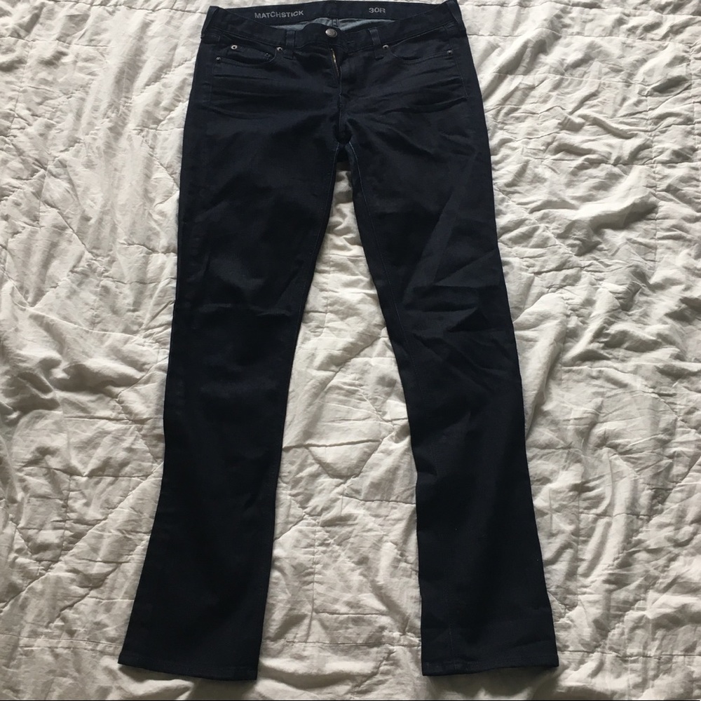 J crew Matchstick - dark indigo - size 30